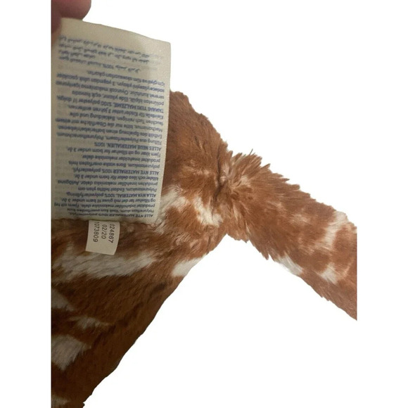 Build A Bear Longhorn Cow Brown & White Spotted Bull Plush With Outfit - Picture 7 of 13